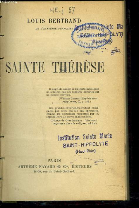 SAINTE THERESE