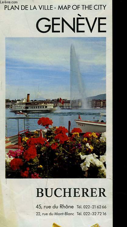 GENEVE. PLAN DE LA VILLE