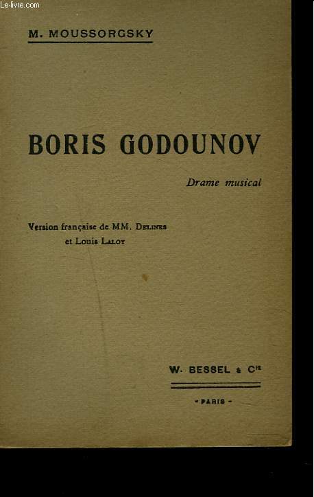 BORIS GODOUNOV. DRAME MUSICAL