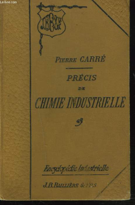 PRECIS DE CHIMIE INDUSTRIELLE