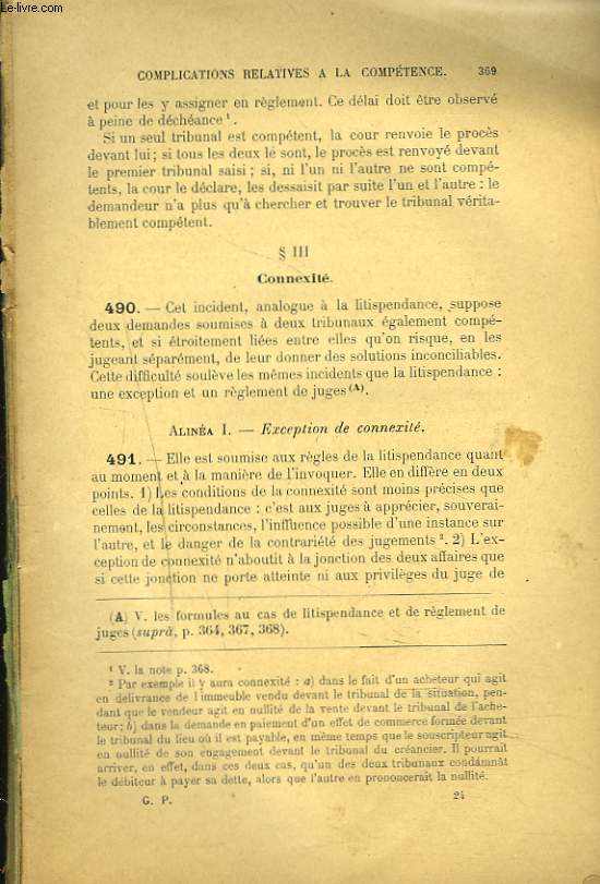 PRECIS DE PROCEDURE
