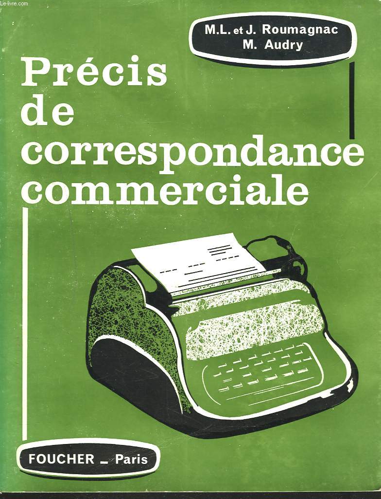 PRECIS DE CORRESPONDANCE COMMERCIALE