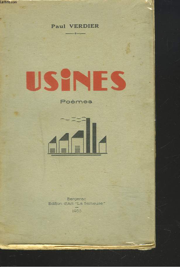 USINES. POEMES.