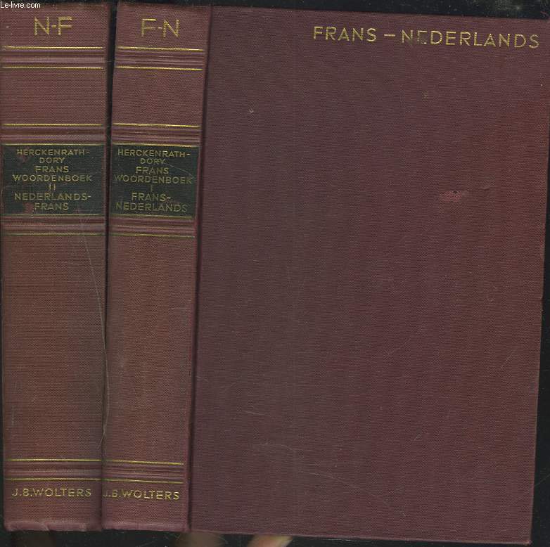 FRANS WOORDENBOEK. Nederlands-Frans / Frans-Nederlands. EN 2 VOLUMES.