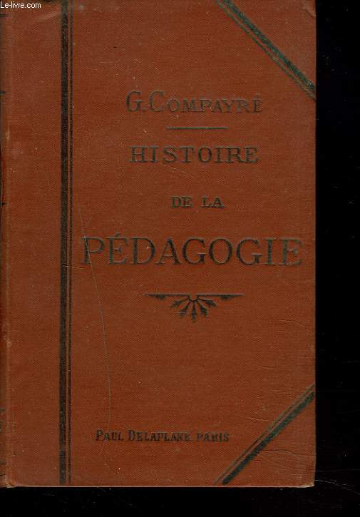 HISTOIRE DE LA PEDAGOGIE