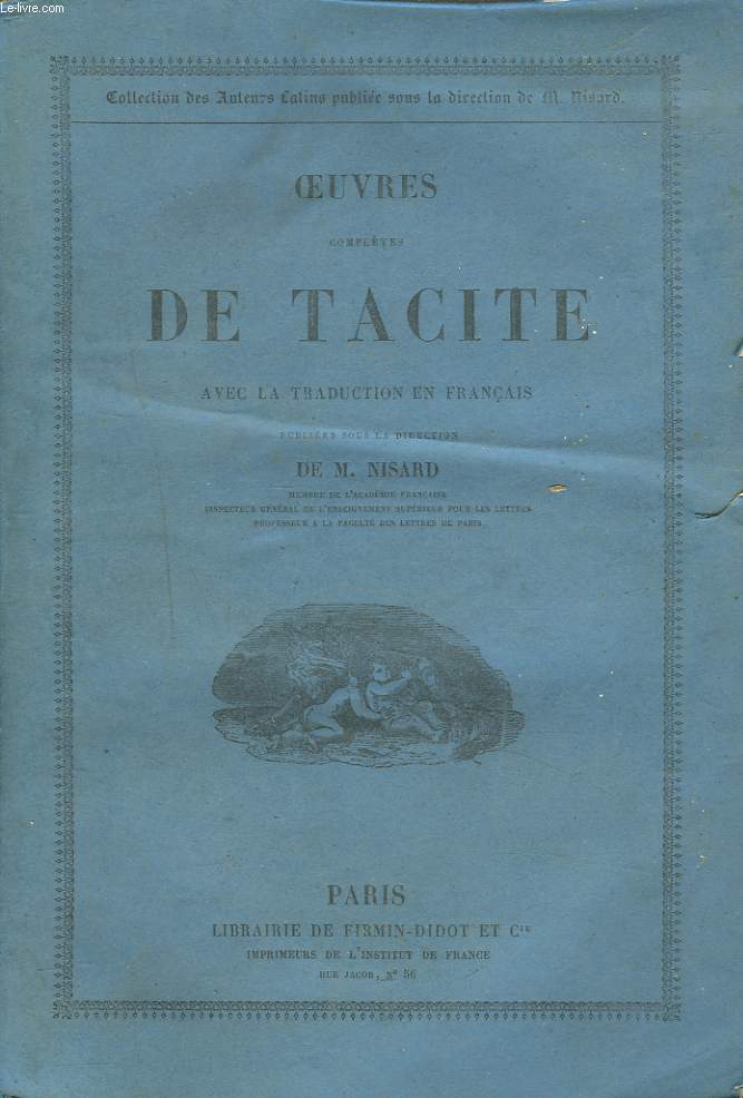 OEUVRES COMPLETES DE TACITE.