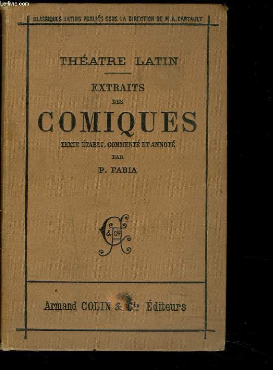 THEATRE LATIN. EXTRAITS DES COMMIQUES.