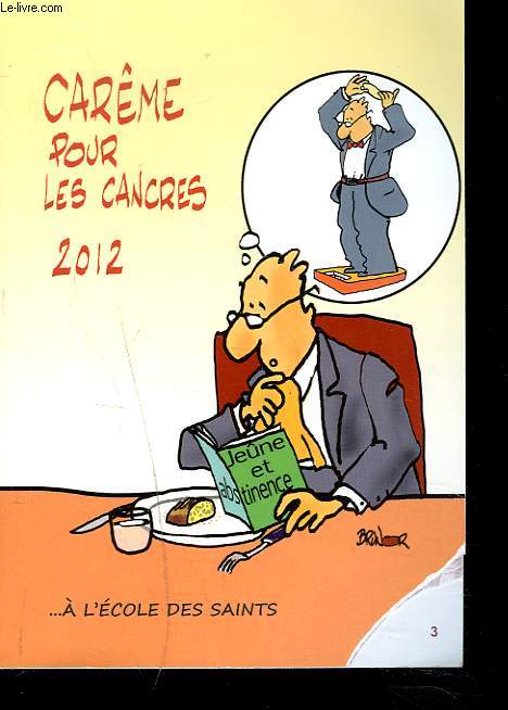 CARME POUR LES CANCRES 2012. ...A L'ECOLE DES SAINTS