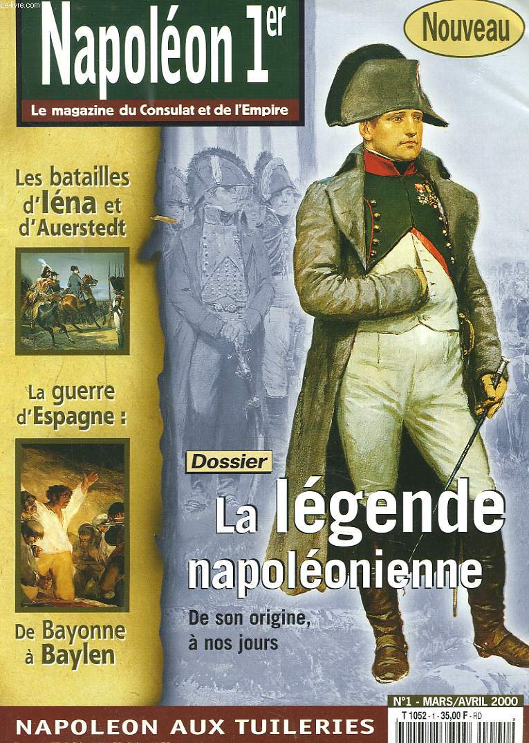 LOT DE 6 NUMEROS DU MAGAZINE DU CONSULAT ET DE L'EMPIRE.