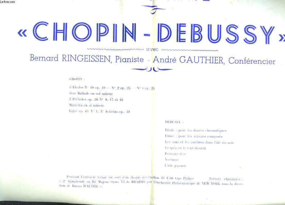 DAX ATRIUM-CASINO. SAISON 1960-1961. PROGRAMME. LES JEUNESSES MUSICALES DE FRANCE. DELEGATION DE DAX. 