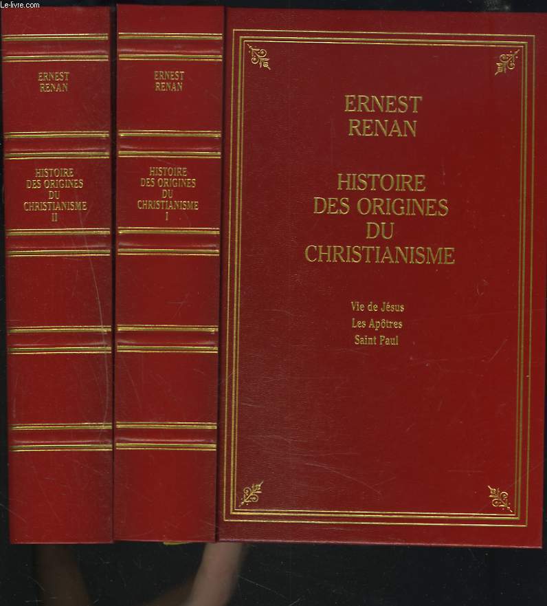 HISTOIRE DES ORIGINES DU CHRISTIANISME. TOMES I ET II. - ERNEST RENAN - 1996 - Photo 1/1