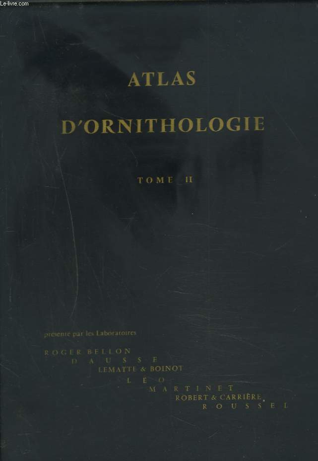ATLAS D'ORNITHOLOGIE. TOME III.