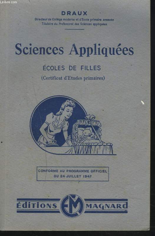 SCIENCES APPLIQUEES. ECOLES DE FILLES