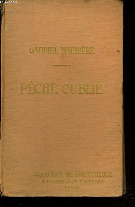 PECHE OUBLIE