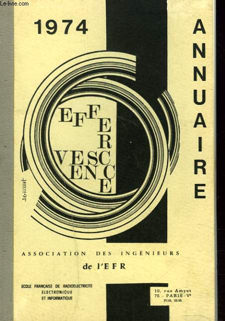 EFFERVESCENCE ANNUAIRE 1974