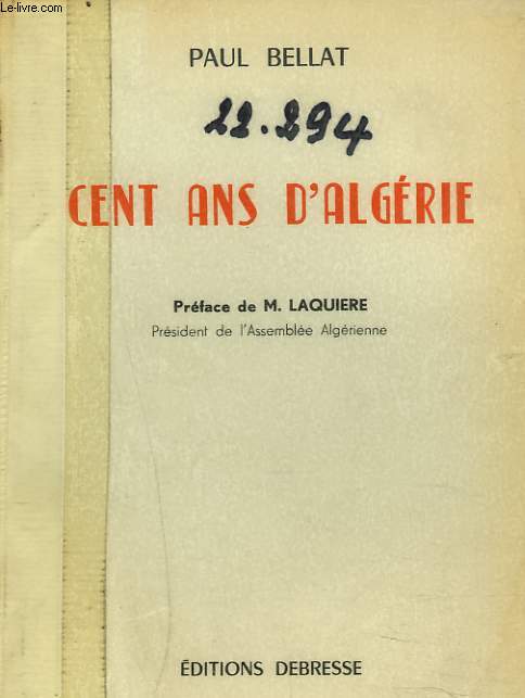 CENT ANS D'ALGERIE