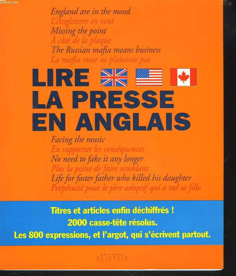 LIRE LA PRESSE EN ANGLAIS.