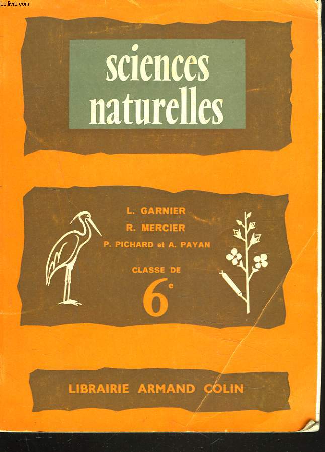 SCIENCES NATURELLES. CLASSE DE 6e