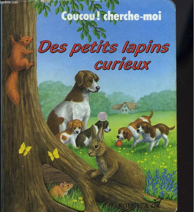 COUCOU ! CHERCHE-MOI. DES PETITS LAPINS CURIEUX.