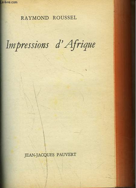 IMPRESSIONS D'AFRIQUE