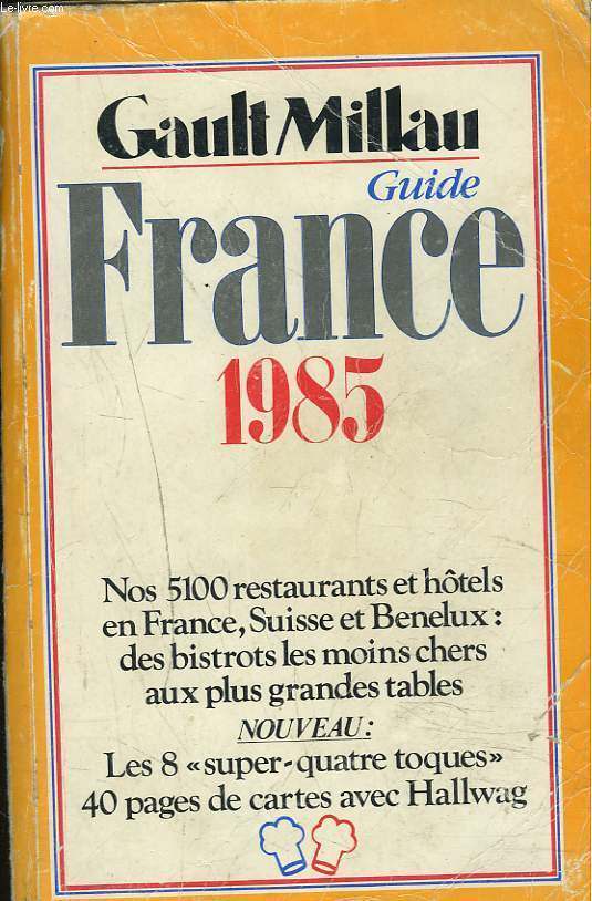 Risultati immagini per magazine Le Nouveau Guide Gault-Millau n.1 1969