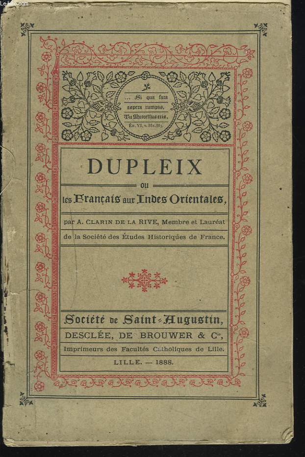 DUPLEIX ou LES FRANCAIS ET LES INDES ORIENTALES.