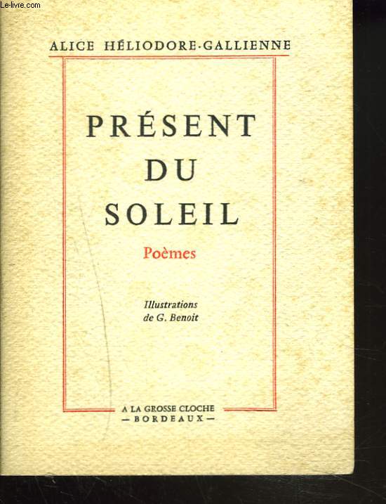 PRESENT DU SOLEIL. POEMES. + ENVOI DE L'AUTEUR.