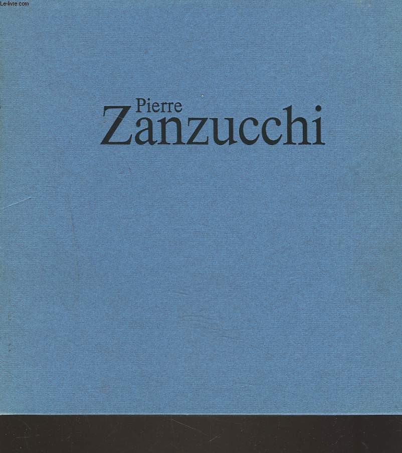 PIERRE ZANZUCCHI. PEINTURES. DESSINS . 1985-1988.