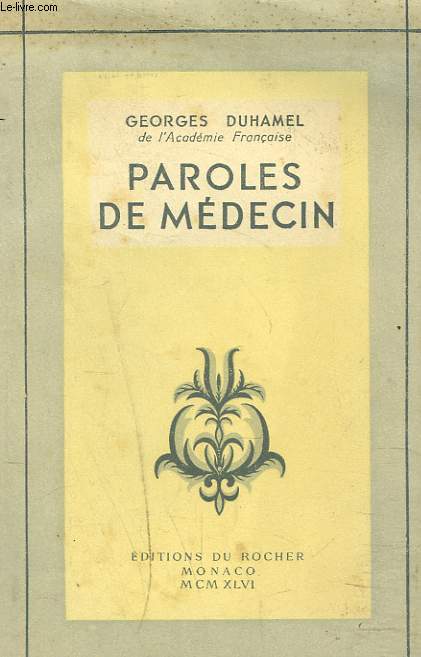 PAROLES DE MEDECIN