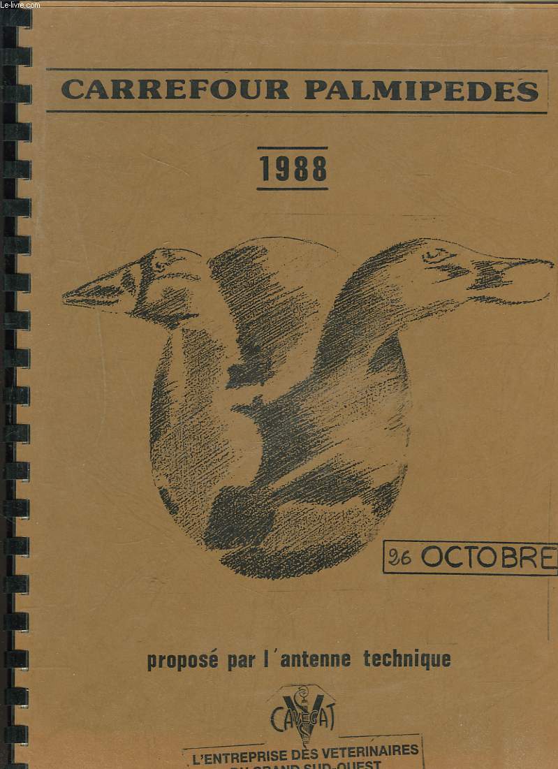CARREFOUR PALMIPEDES 1988. 26 OCTOBRE 1988. LE GAVAGE.