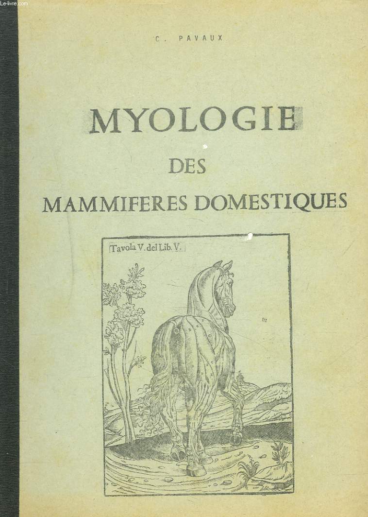 MYOLOGIE DES MAMMIFERES DOMESTIQUES.