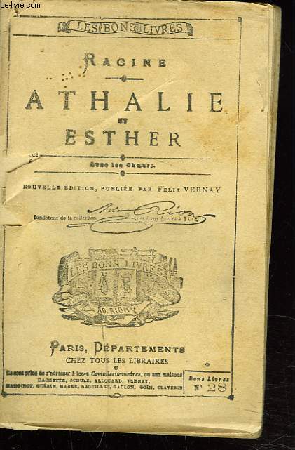 ATHALIE ET ESTHER