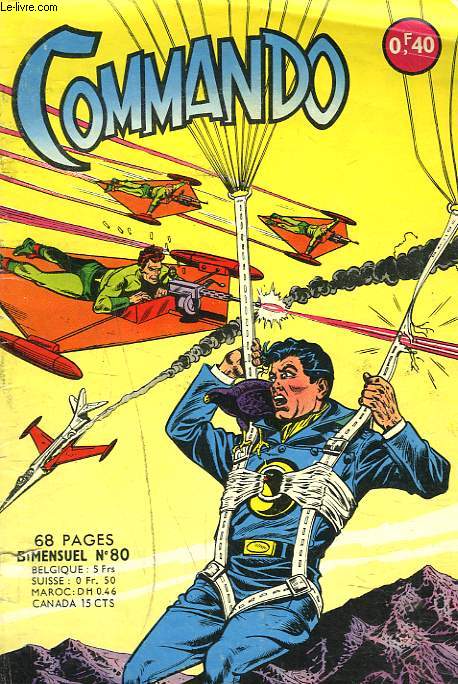 COMMANDO, MENSUEL N80, 1965.