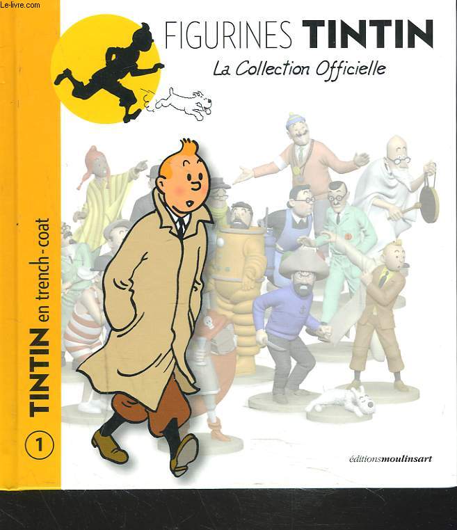 FIGURINES TINTIN, LA COLLECTION OFFICIELLE. 1. TINTIN EN TRENCH-COAT.