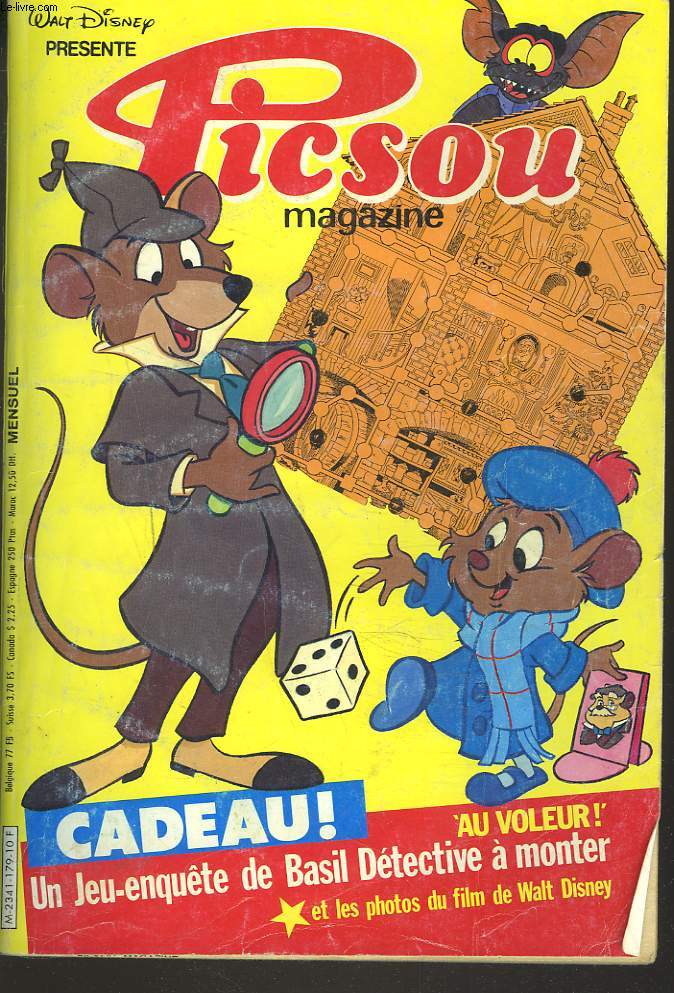 PICSOU MAGAZINE N179. 1er TRIM 1987. ONCLE PICSOU DANS LE MYSTERE DES ANDRODES. FRISSONS AU POLE NORD.