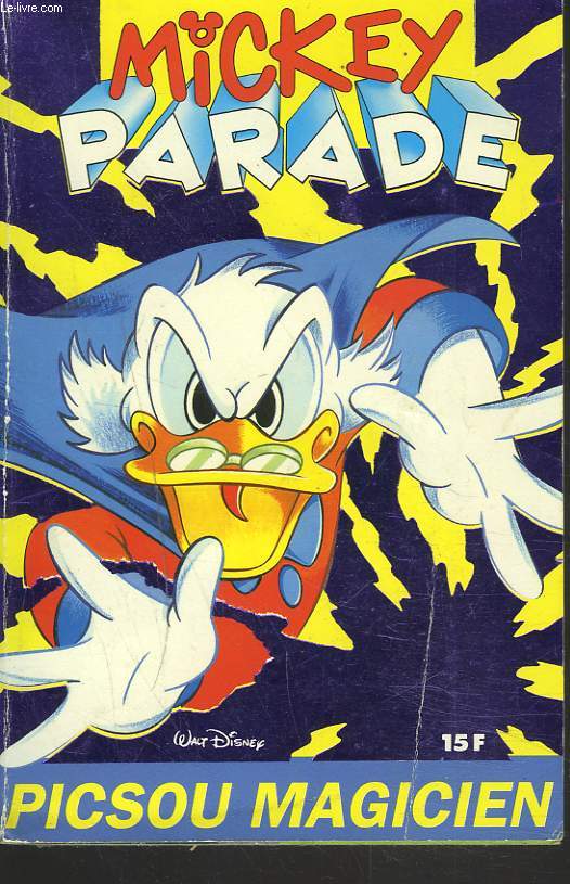 MICKEY PARADE N191, NOVEMBRE 1995. PICSOU MAGICIEN.