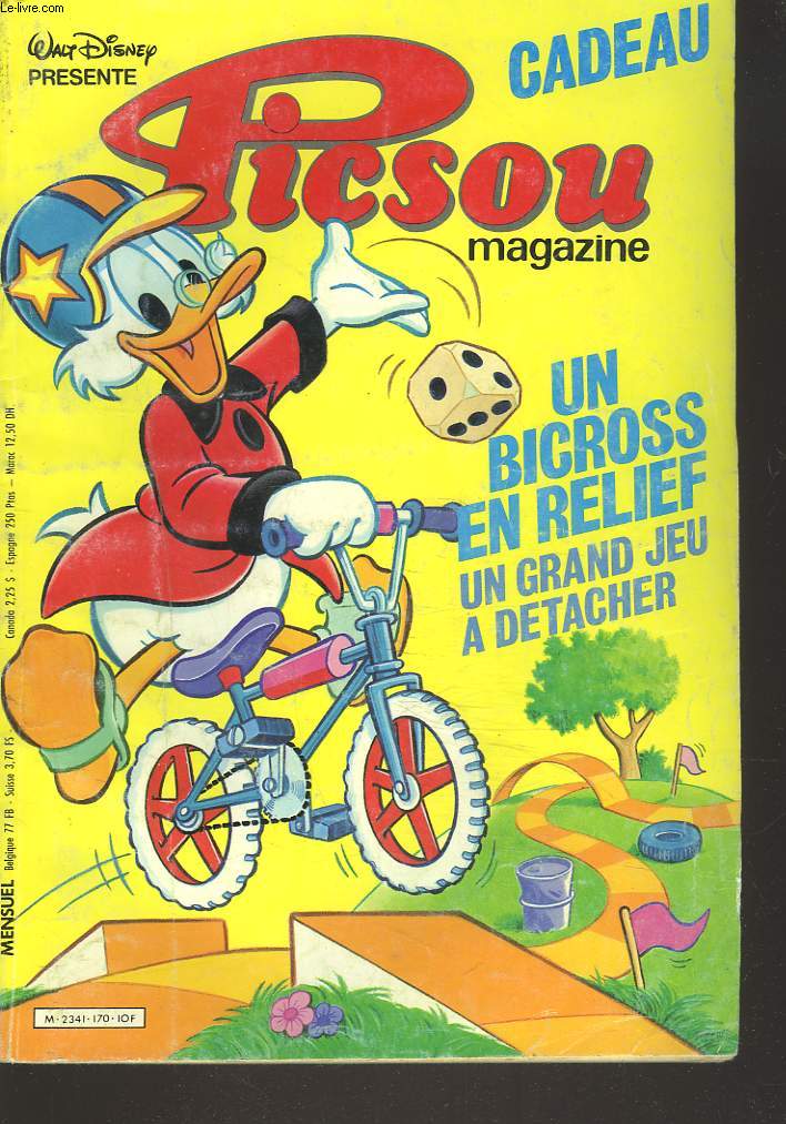 PICSOU MAGAZINE N170, AVRIL 1986. SCOOP A LA UNE !