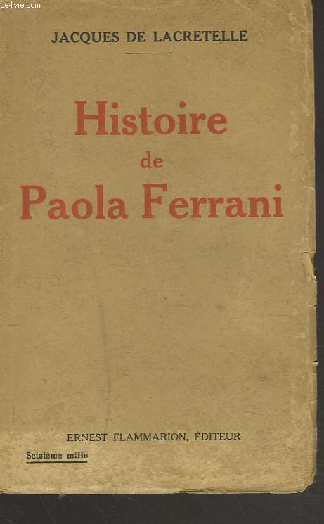 HISTOIRE DE PAOLA FERRANI