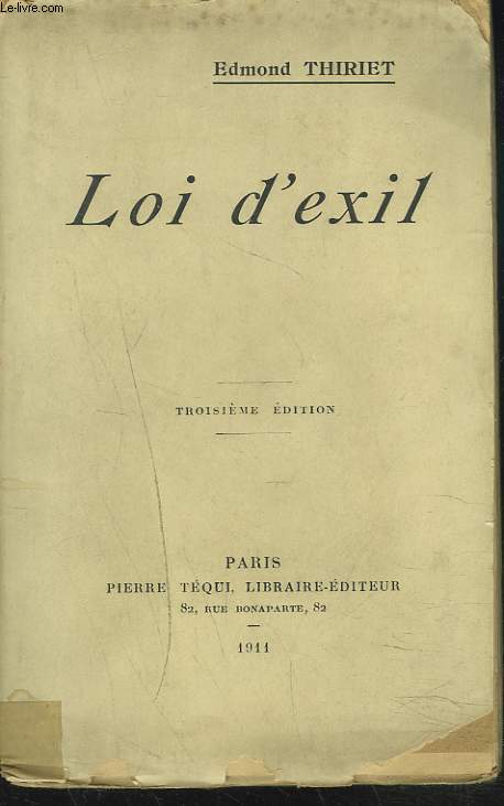 LOI D'EXIL