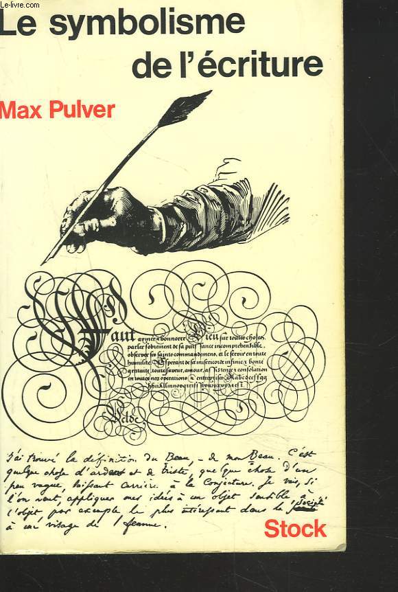 LE SYMBOLISME DE L'ECRITURE.