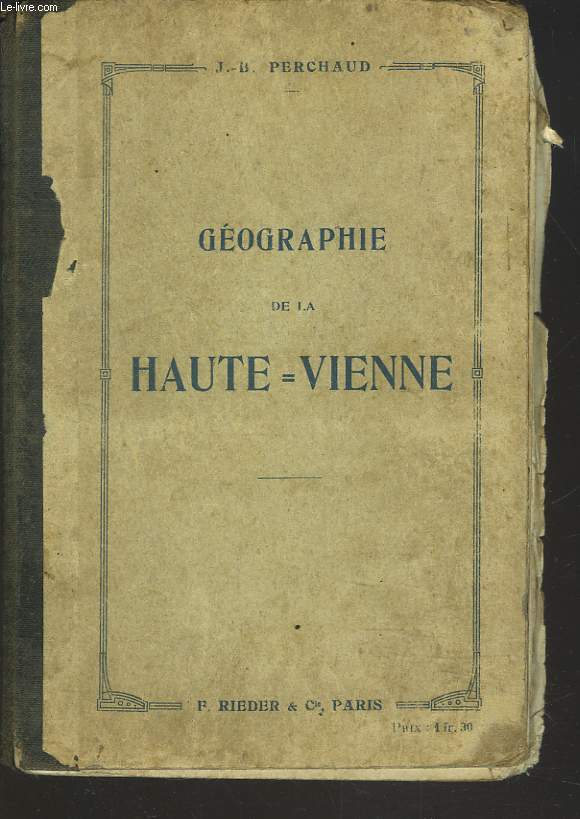 GEOGRAPHIE DE LA HAUTE-VIENNE