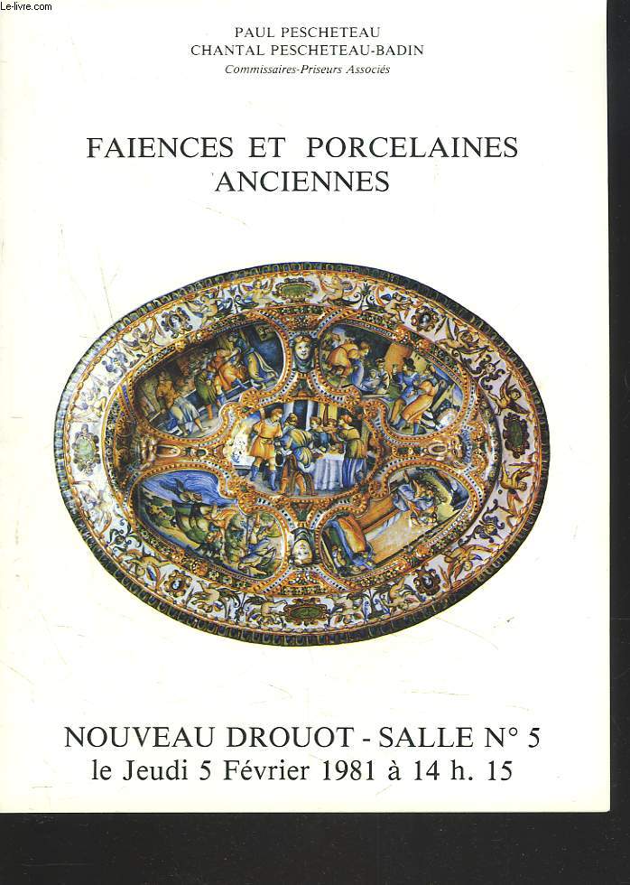 FAENCES ET PORCELAINES ANCIENNES.