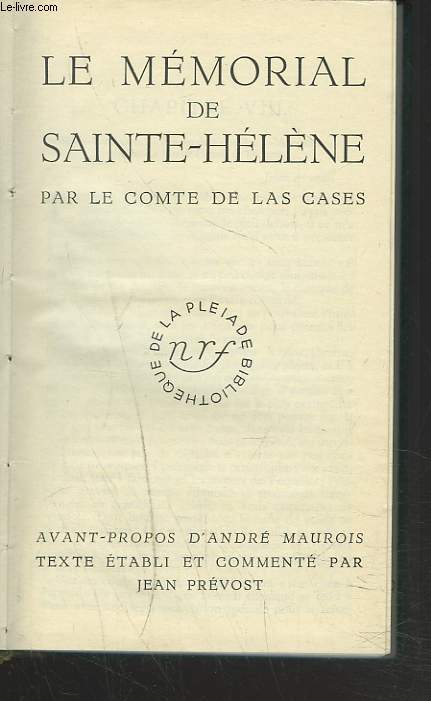 LE MEMORIAL DE SAINTE-HELENE. TOME II.