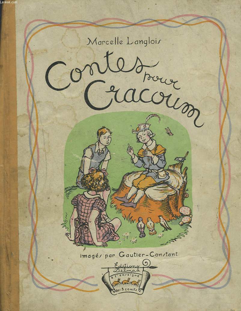 CONTES POUR CRACOUM. + ENVOI DE L'ILLUSTRATEUR R. GAUTIER-CONSTANT.