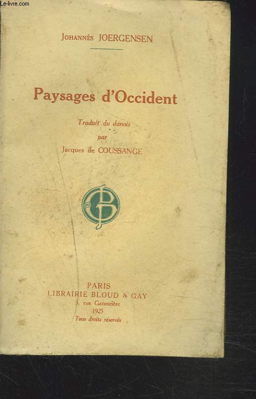 PAYSAGES D'OCCIDENT.