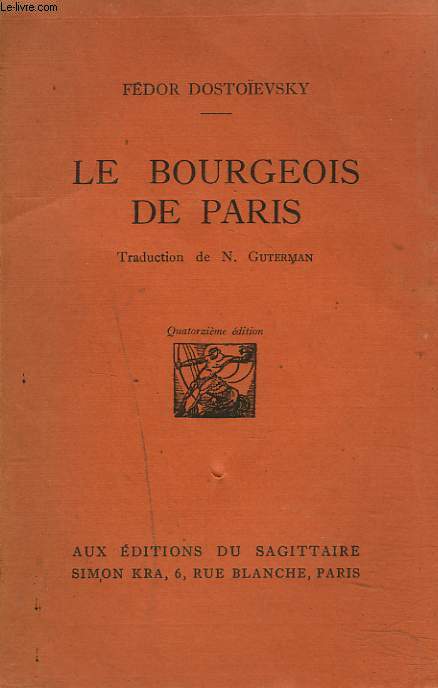 LE BOURGEOIS DE PARIS