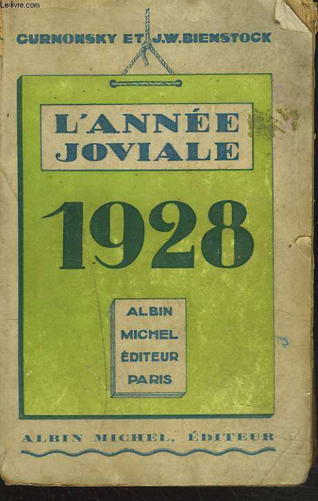 L'ANNEE JOVIALE 1928.