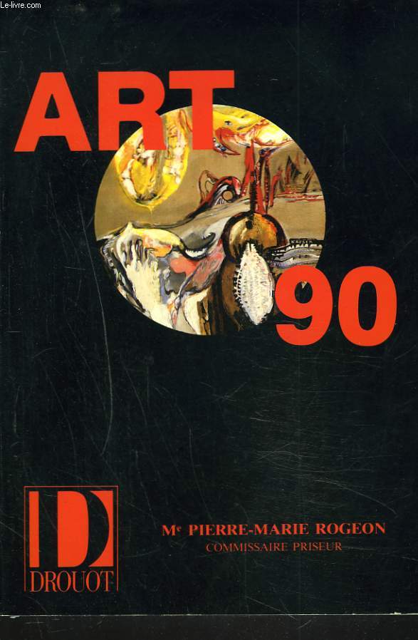 AGENDA-CATALOGUE. ART 90. PEINTURE CONTEMPORAINE. VENTE LE 8 OCTOBRE 1989.