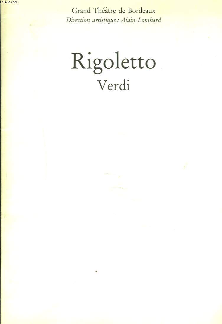 RIGOLETTO.