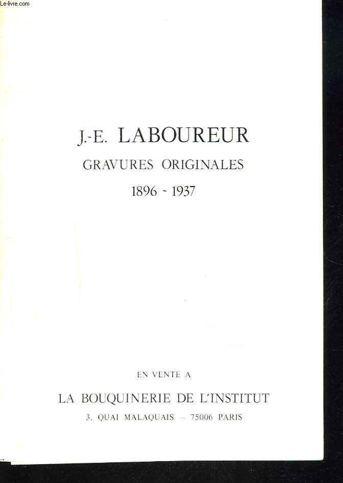 J.-E. LABOUREUR. GRAVURES ORIGINALES. 1896-1937.